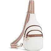 BOSTANTEN Small Sling Bag for Women Leather Crossbody Bags Fanny Pack Chest Bag for Travel