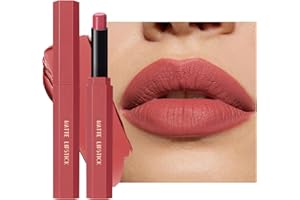 Matte Velvet Lipstick, Hydrating Rich Buildable Lip Gloss, Smooth Creamy Moisturizing Lip Balm, Long-Lasting Waterproof High 