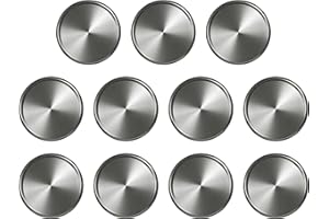Levenger Aluminum Metal Circa Discs Binder Rings for Discbound Notebooks System, 11 Pack, Platinum 2-Inch