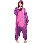 Honeystore Unisex New Dinosaur Animal Cosplay Costume 1-piece Pajamas Halloween