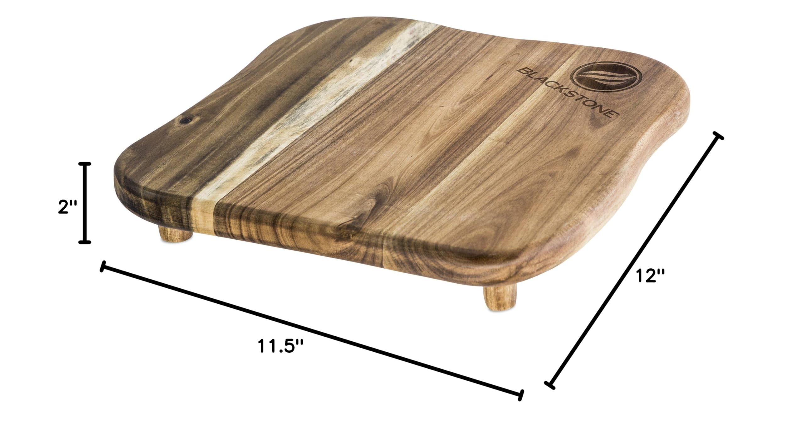 Blackstone 1755 Accessories Premium Quality Grill Board with Legs-Made from Koa Wood-Designed for Top of Griddle or Countertop-Use to Cut and Chop Vegetables or Meat, One Size