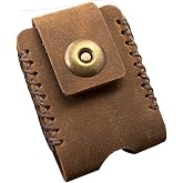 Leather Lighter Belt Sheath Holder, Handmade Leather Lighter Case,Protective Lighter Pocket for Personalized Boyfriend Birthday