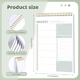 Thboxes Undated Weekly Planner Pad 52 Sheets 25x17cm 100GSM Thick Paper view 2