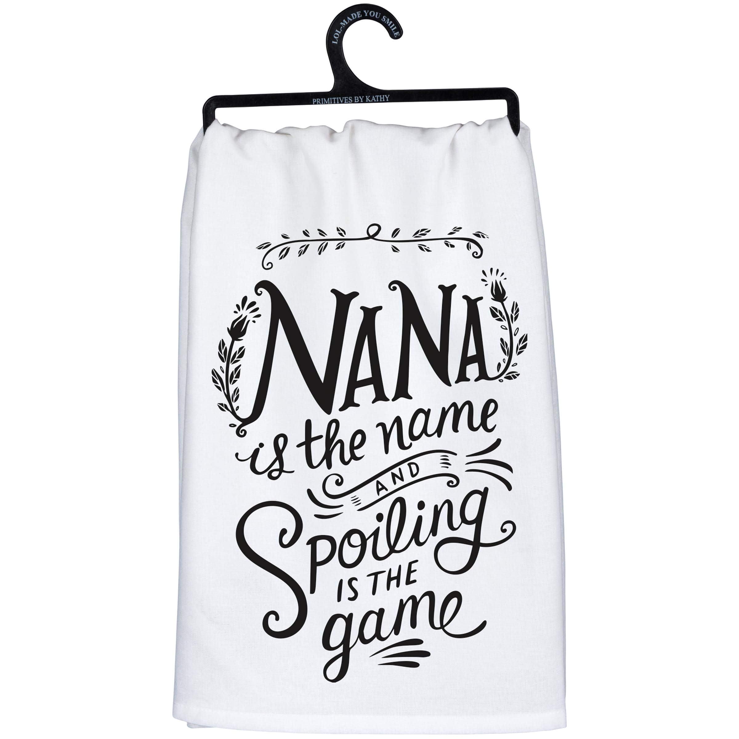 Primitives by Kathy 31764 LOL Cotton Dish Towel, Nana is The Name