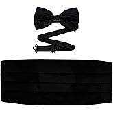ZUKIY Men's Formal Satin Adjustable Cummerbund