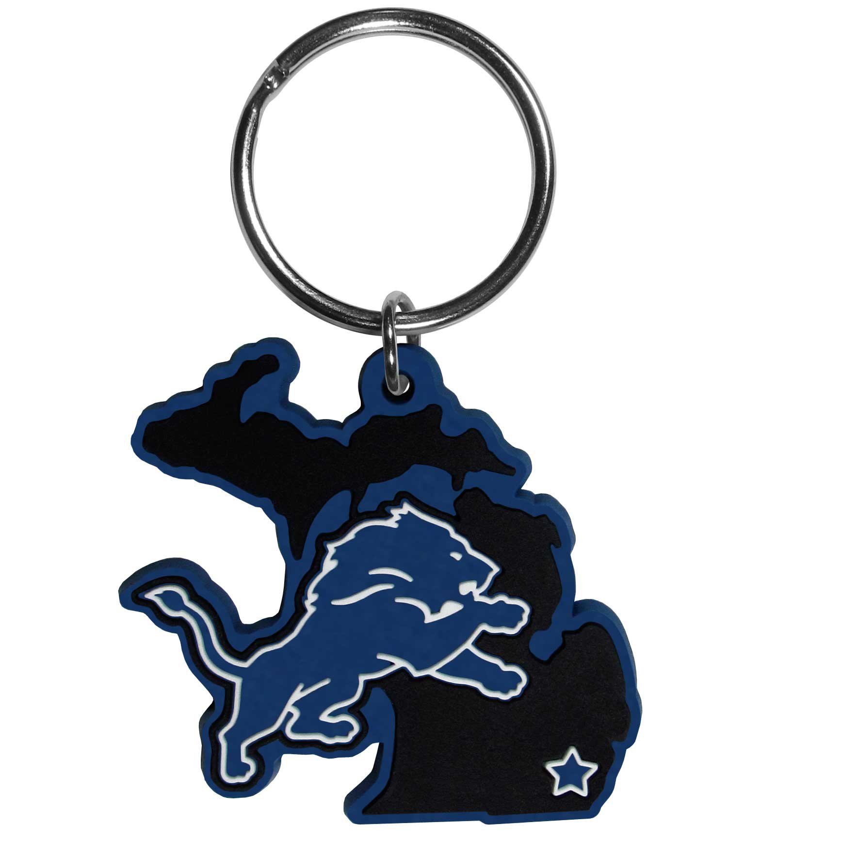 Siskiyou Sports Unisex NFL Detroit Lions Home State Flexi Key Chain, Blue, Standard