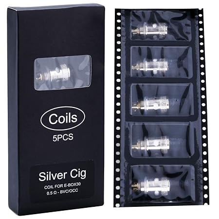 Silver Cig E-BOX30 Ersatzcoils 5er Packung
