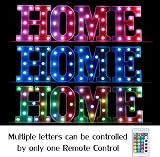 Vimlits Rainbow Light Up Letters 16 Colors LED Alphabet Sign Remote Wall Table view 5