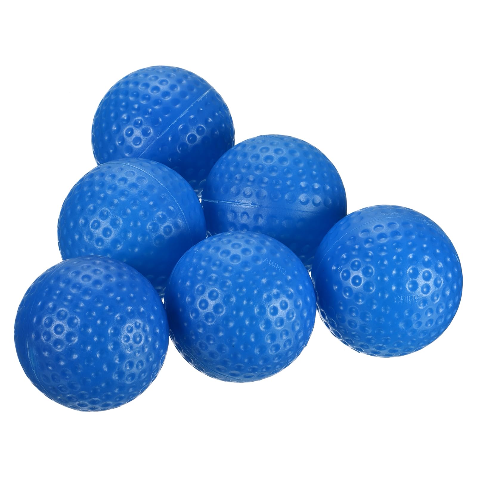 YOKIVE 16 Pcs Golf Practice Balls, Sports Plastic Hollow Flight Train for Indoor Golf Swing Practicing(Blue, 41-mm)