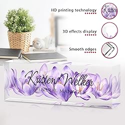 Custom Office Name Plate for Desk - Desk Name Plate