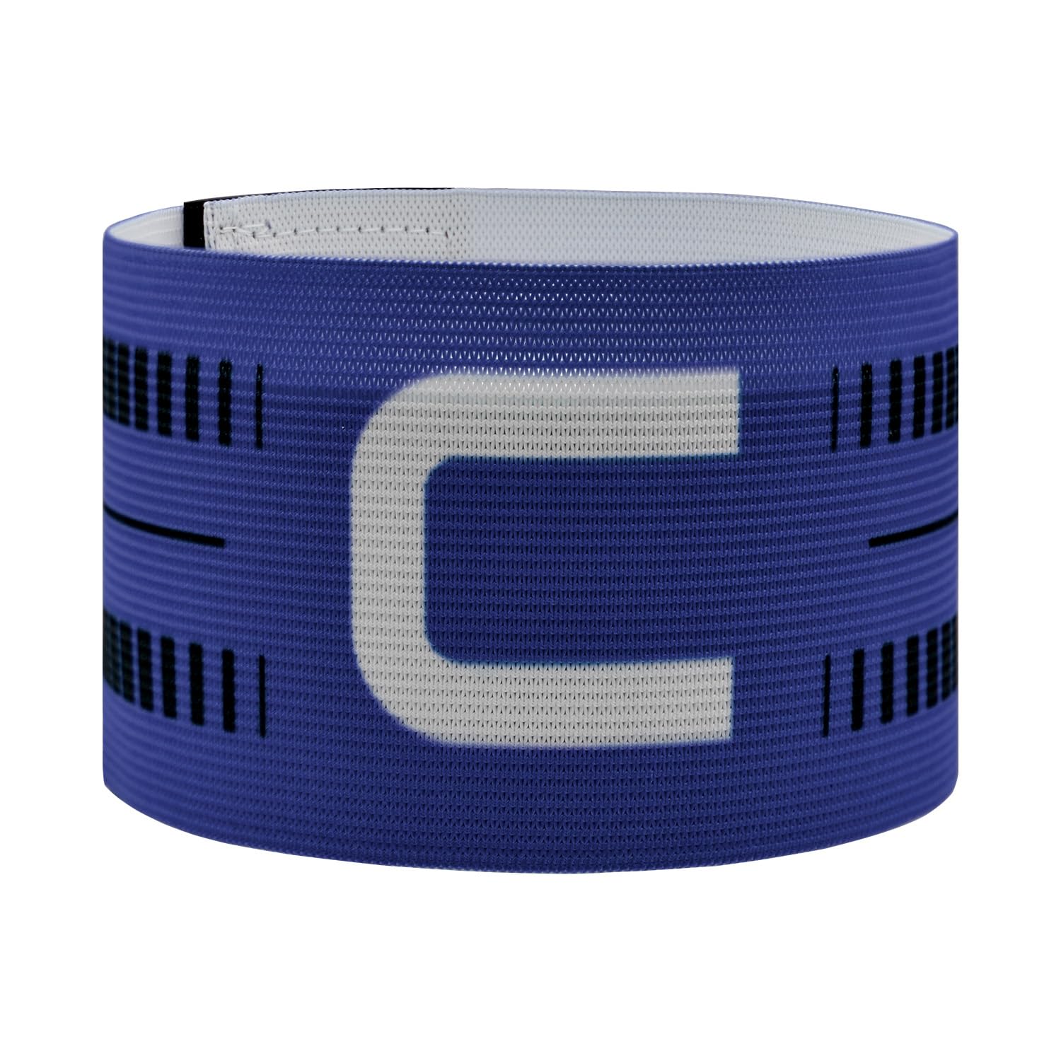 Mezeic Unisex Captain Armband - Blue, One Size Fits All - Soccer, Basketball, Football - Youth & Adults