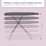 Minky Large Ironing Board Flamingo Pink 122 x 38cm 94cm High view 5