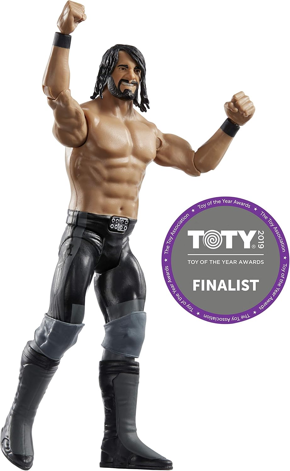 WWE MATTEL FWL89 Sound Slammers Seth Owens Action Figure, Boys, Colours/Styles May Vary, 15 cm