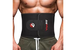 Viyafit Waist Trimmer Belt, Premium Waist Trainer for Women & Men Weight Loss