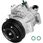 TadaMark New AC Air Conditioner Compressor w/Clutch | 2008-2014 for Scion xD 1.8L, 2009-2010 for Toyota Corolla 1.8L, 2009-2010 for Matrix 1.8L