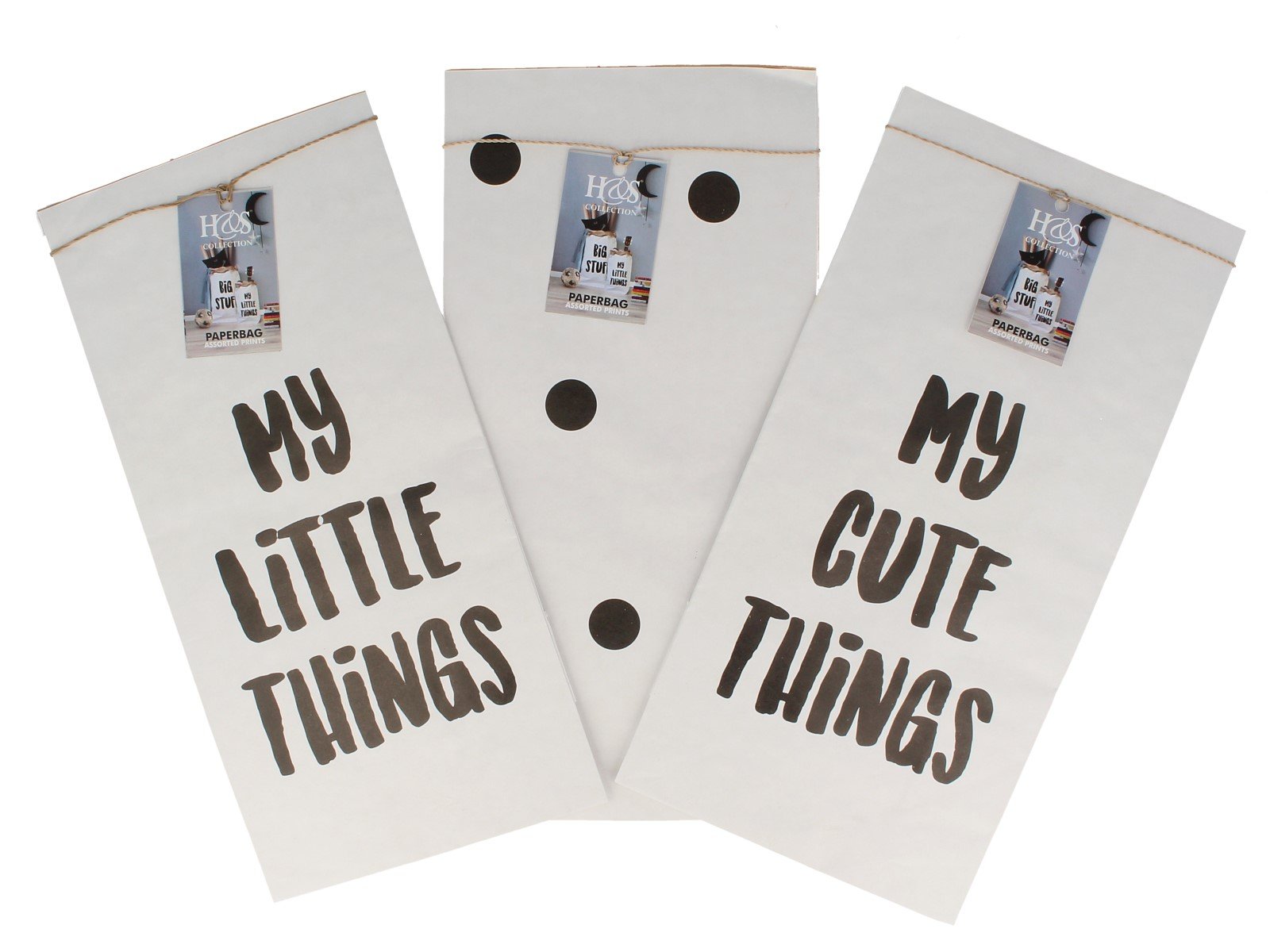 BigBuy Home Small Paper Bag Oh My Home (15 x 30 x 8 cm), Multicolor, One Size