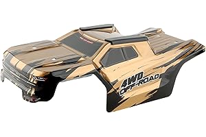 GDOOL H14BM RC Car Car Shell Body Shell Cover 1430D2 Accessories Spare Parts for 1/14 Scale H14BM 14210 JC14EP HP141 HP141S 1:14 Brushless RC Trucks Vehicle (Gold)