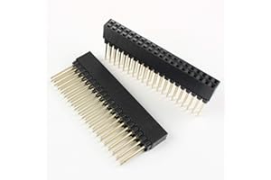VIGOR_SOURCE VG_S 5 pcs. 2.54mm Pitch 2x20 Pin 40 Pin Female Double Row Long Pin Header Strip PC104