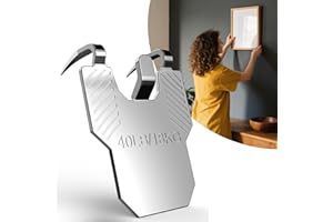 20Pcs Heavy Duty Claw Drywall Picture Hanger Holds Up to 40Lbs Damage Minimal,Tool&Nail-Free Wall Hooks for Pictures Mirrors 