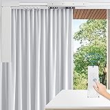 LAKAGA Electric Curtain Tracks 87"-244" Smart