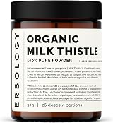Erbology Organic Milk Thistle Powder 90g 30 Servings 180mg Silymarin view 4