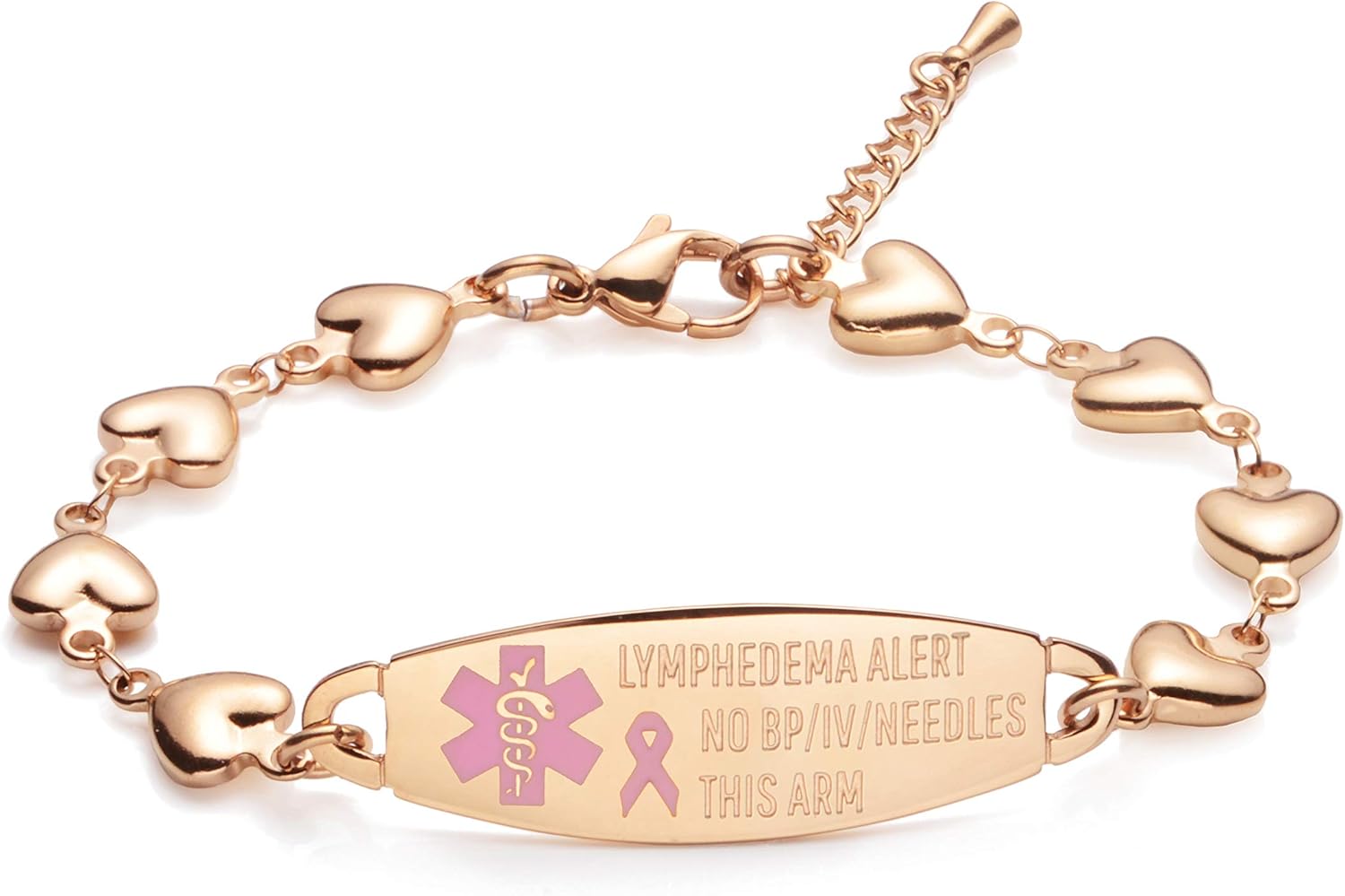 mnmoom Lymphedema Alert Bracelet no bp no Needles Bracelet for Women