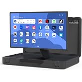 apolosign packgo 27-Inch Portable Entertainment System, Compact Suitcase Design Smart TV, Android OS, Bluetooth 3D Speakers, Built-in Battery 6H, Briefcase Screen Perfect for Travel &amp; Parties (Gray)
