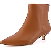 CUSHIONAIRE Women's Barbi Kitten Heel Bootie +Memory Foam, Wide Widths Available