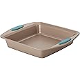 Rachael Ray Cucina Nonstick Baking Pan / Nonstick Cake Pan, Square - 9 Inch, Brown