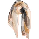 YOUR SMILE Ladies/Women's Lightweight Floral Print/Solid Color mixture Shawl Scarf For Spring Summer season (201)