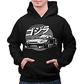 STYLN NISSAN SKYLINE GTR R32 R33 R34 R35 Hoodie | Adult Unisex Car Nismo Racing Automotive Enthusiasts Hooded Sweatshirt