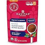 Navitas Organics Superfood+ for Immune Support (Acai + Goji + Blueberry), Bag, 30 Servings Organic, Non-GMO, Vegan, Gluten-Fr