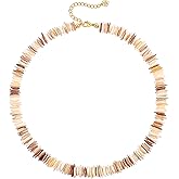 Aobei Pearl Gemstone Beaded Choker Necklace for Women Boho Turquoise/Cultured Freshwater Pearls/Garnet/Amazonite Jewelry