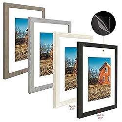 Golden State Art, 11x14 Picture Frame Set of 4