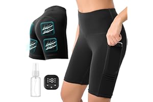 INSOUR 𝙀𝙈𝙎 Hip Trainer, Glute Workout Trainer with Remote Control, Butt Lift Machine, High Waist Long Shorts Yoga Pants for Women