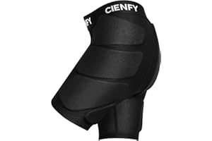 Cienfy Protective Padded Shorts EVA Butt Pad for Snowboard, Skate and Ski, 3D Protection Impact Gear for Hip and Tailbone