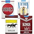 Bubblegum Candy Cigarettes (4 Pack) Assortment Gift Set