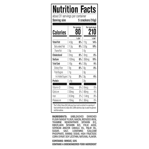 RITZ FRESH STACKS ORIGINAL CRACKERS, FAMILY SIZE, 17.8 OZ