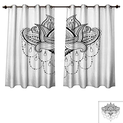Amazon Com Rupperttextile Henna Blackout Curtains Panels For