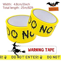 Halloween Decorations Caution Tape, Do Not Enter