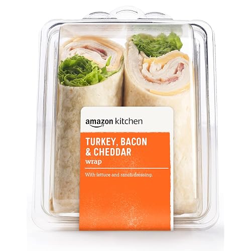 Reduced Shelf Life, Amazon Kitchen, Turkey, Bacon & Cheddar Wrap with Ranch
