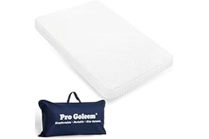 Pro Goleem Pack and Play Mattress (38"x26"), Waterproof Pack n Play Mattress Pad with Carry Bag, Soft Playard Mattress for Babies and Toddlers