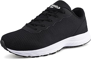 Knixmax Men's Women's Running Shoes Extra Wide Walking Sneakers Lightweight Breathable Diabetic Shoes Wide Toe Box Athletic S