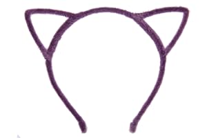 Bonnie Z. Leonardo Furry Cat Ears Headband Purple