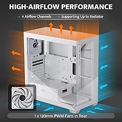 darkFlash ATX Mid-Tower PC Case, Pre-Install