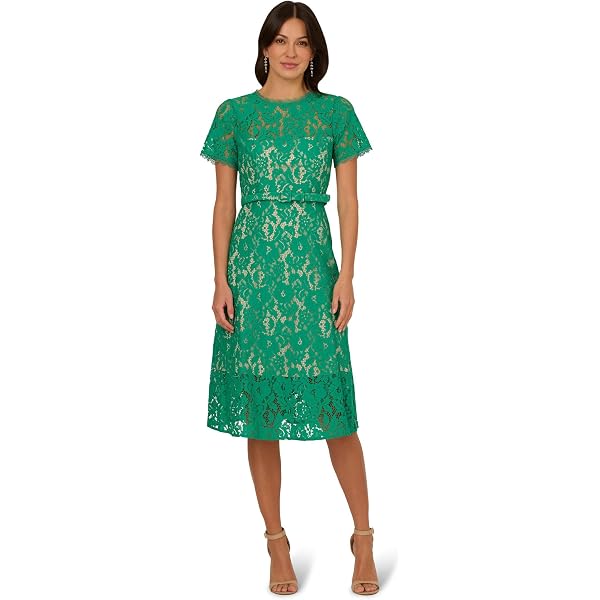 sachin and babi light blue dress Adrianna Papell Embellished Flutter Sleeve Cocktail Dress - Chocolate