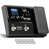 Valeton Multi-Effects with Expression Pedal Guitar Bass Amp Modeling IR Cabinets Simulation Multi Language Stereo OTG USB Audio Interface GP-100