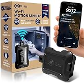 Kini Wi-Fi Motion Sensor Alarm &amp; Tamper Alert- Instant App, SMS &amp; Email Alerts - Gun Safes, Cabinets, Drawers - Easy Install, No Subscription, Rechargeable 12-18 Month Battery, IFTTT