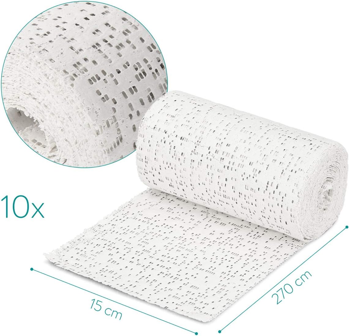 Modelling Skin Friendly Plaster of Paris Bandages for Art 5 cm x 3 m