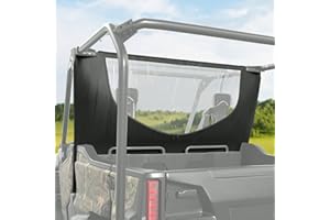 KEMIMOTO UTV Rear Window Compatible with Pioneer 1000-5 2016-2025, Mid Panel with Zipper Window, Water-Resistant, Dust-Free, Clear View Soft Back Windshield Replaces #0SR95-HL4-211A 1000-5 Accessories